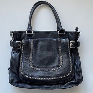 Michael Kors Black Leather Handbag